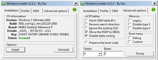 Download Windows 7 Loader Ultimate 2.2.2 DAZ 32-64 Bit
