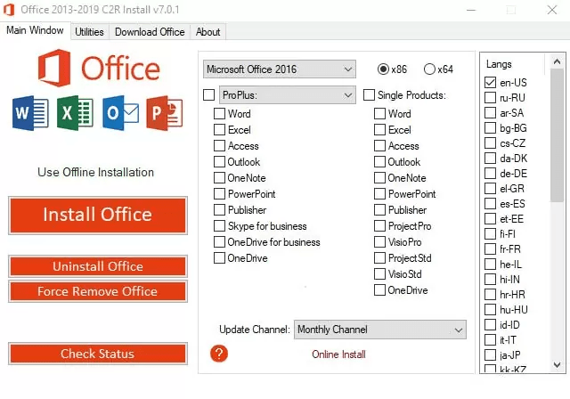 Download OInstall Office 2013 – 2021 Activator C2R Terbaru