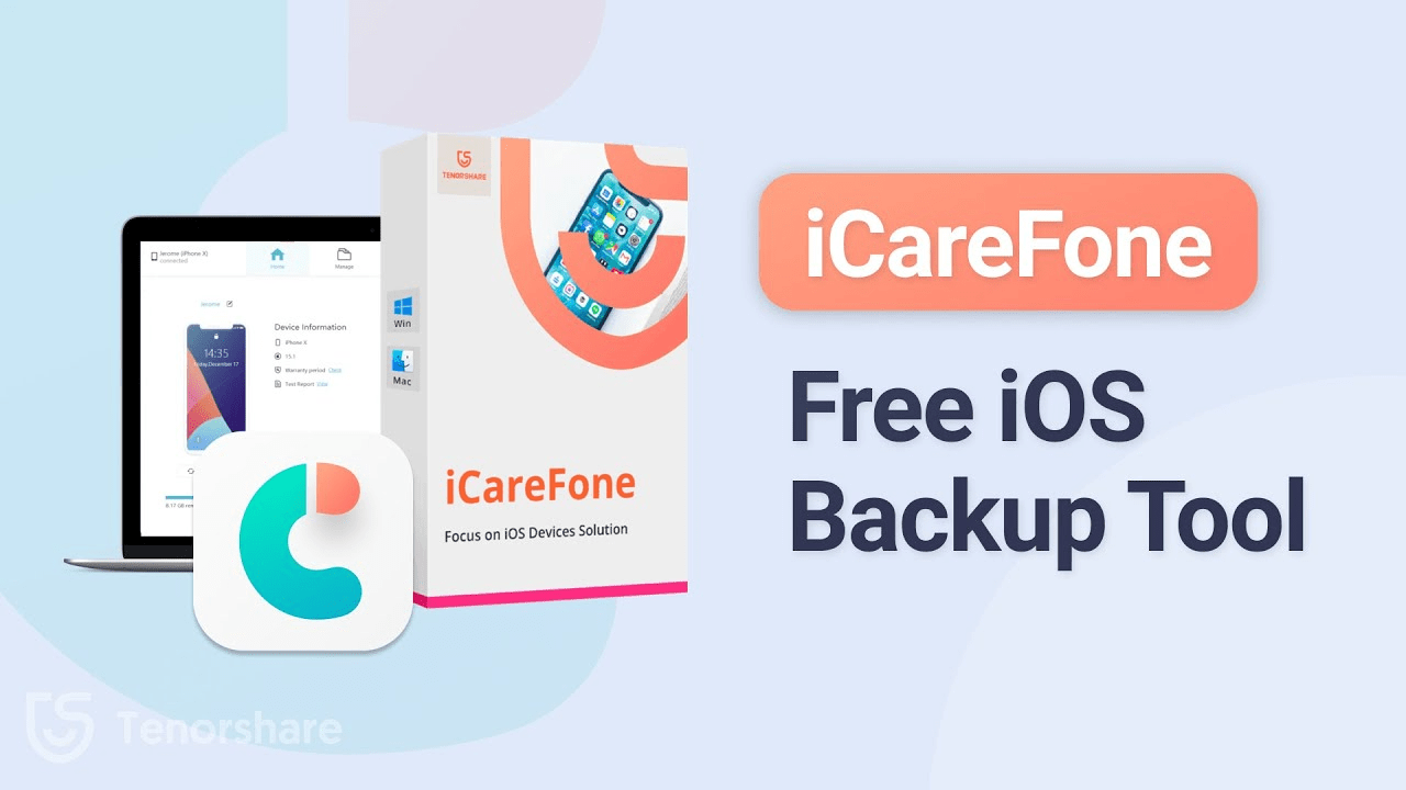 Tenorshare iCareFone 8.6.4.5 Crack + Registration Code